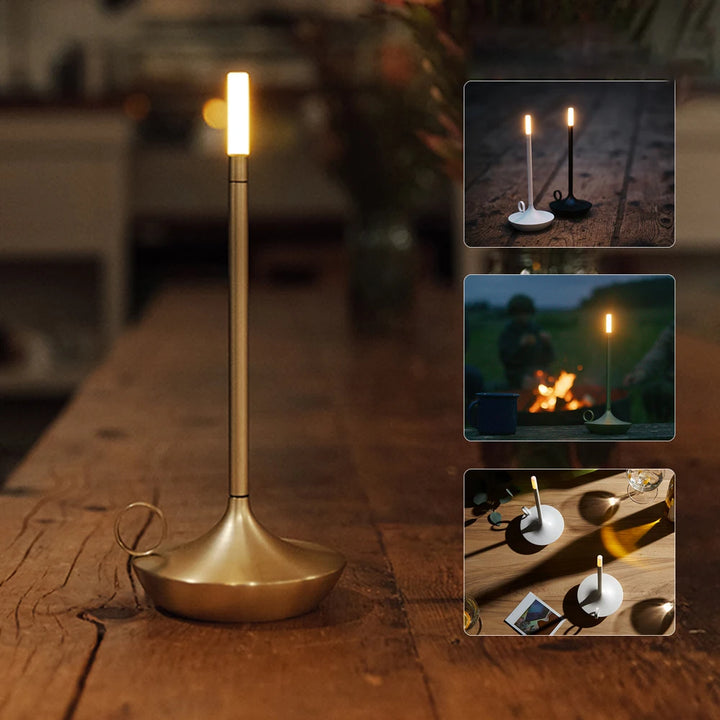 GenieGlow - Rechargeable Candle Lamp