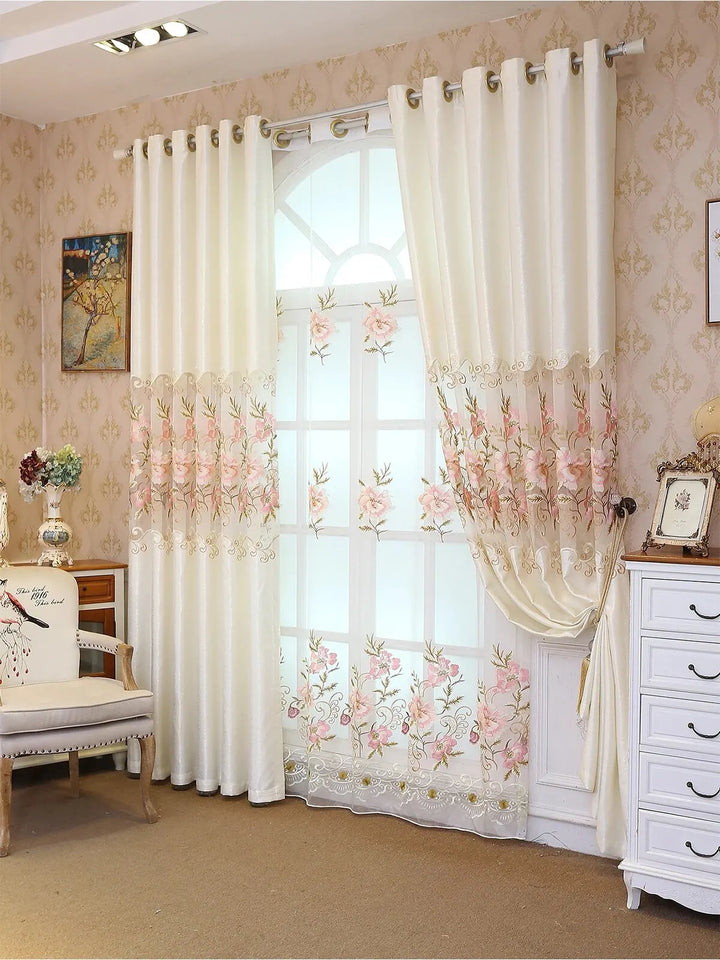 Radiant3D - Blommiga Lyxiga Draperier