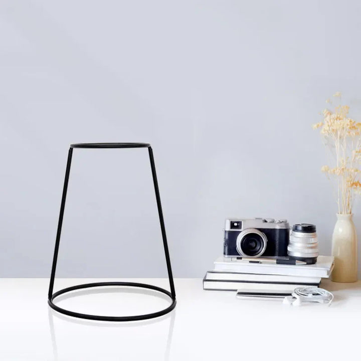 Ivy moderna geometriska glasvaser med metallramar