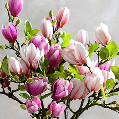 BloomingBeauty - Konstgjorda Magnolia Grenar