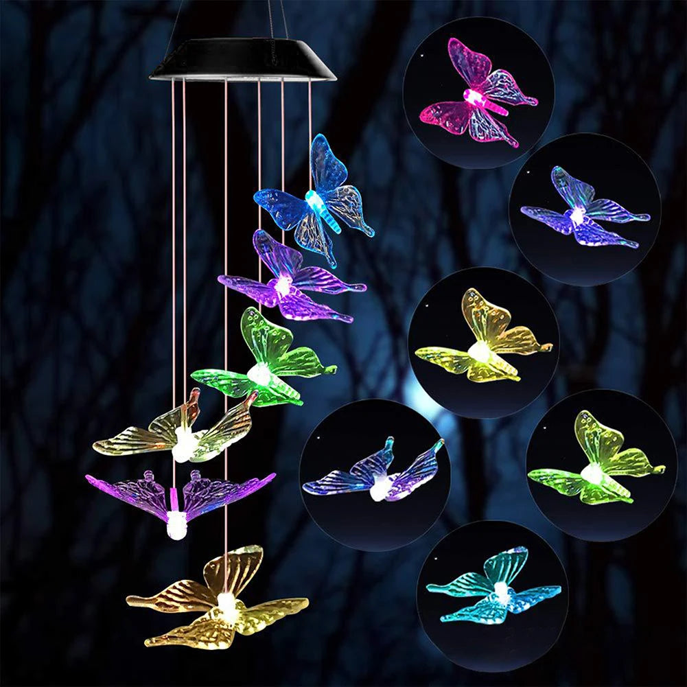 FlutterBell - Windchime fjärilslampa