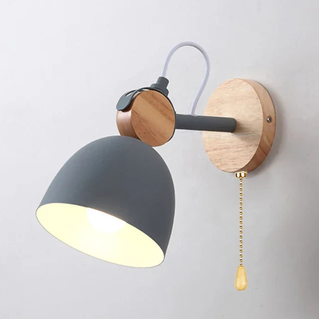 DecorGlow - Nordic Wood LED Vägglampa