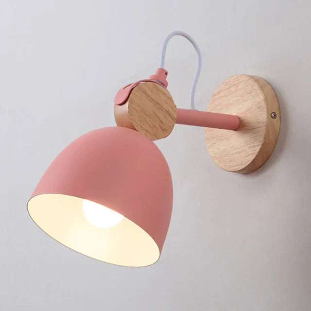 DecorGlow - Nordic Wood LED Vägglampa