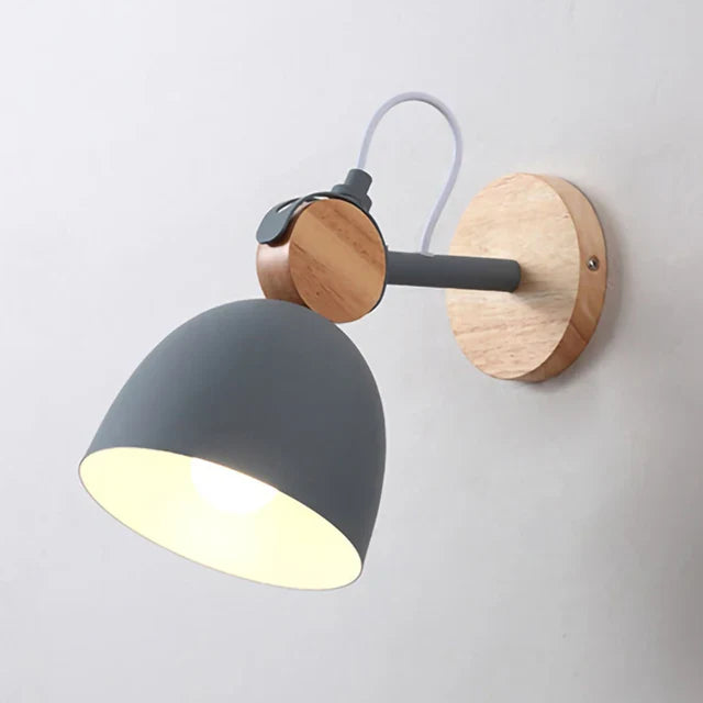 DecorGlow - Nordic Wood LED Vägglampa