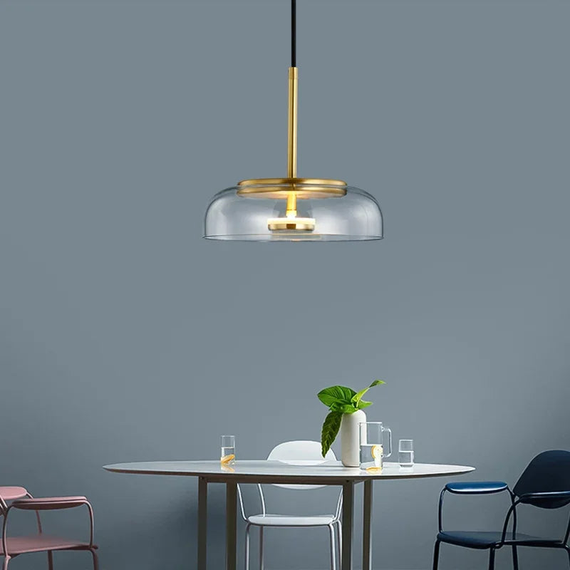 LuminaLuxe - Modern taklampa i glas