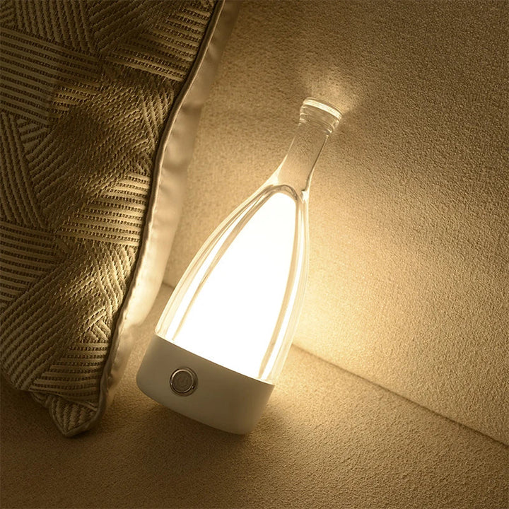 LiquidLight - Design av bordslampa med flaska