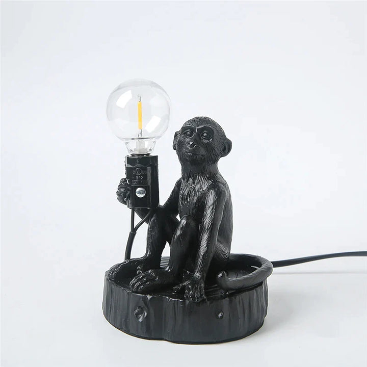 RetroPrimate - Retro bordslampa med apa