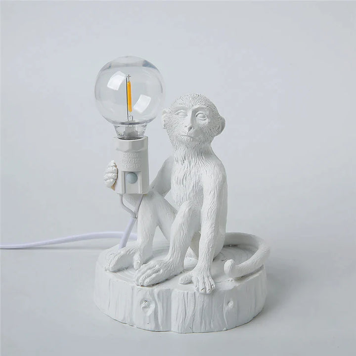 RetroPrimate - Retro bordslampa med apa