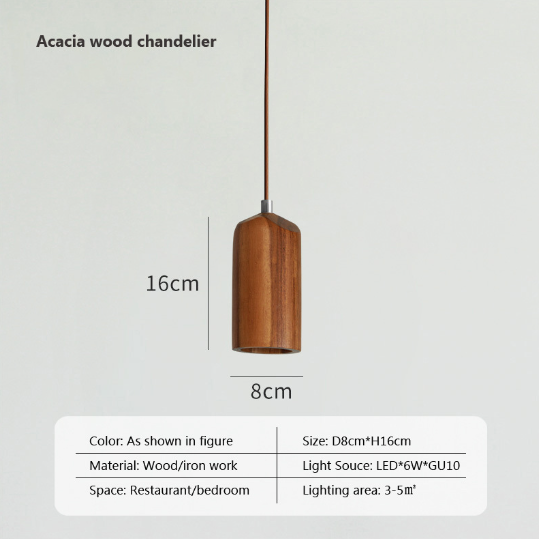 Scandinavian - Pendellampa i nordiskt trä