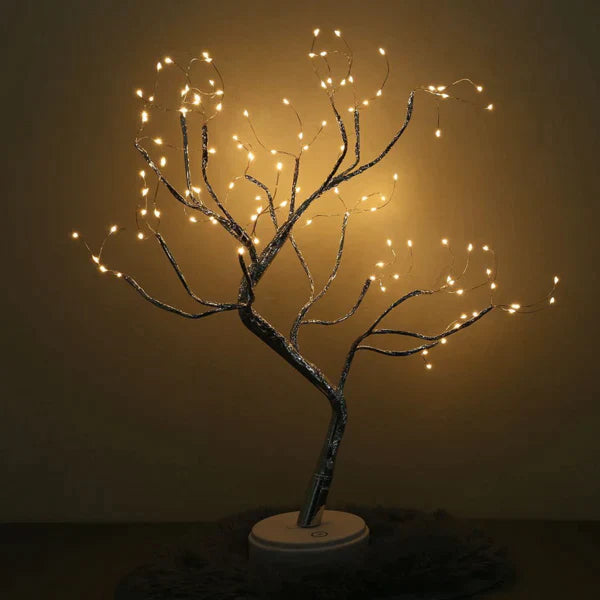 StellarGlimmer - Ljuslykta Bonsai träd Bordslampa